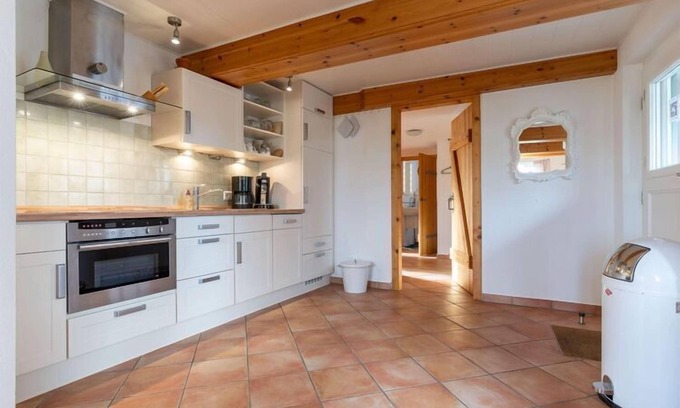 Westerhever House | Holiday home in Westerhever with a fireplace and a beautiful garden