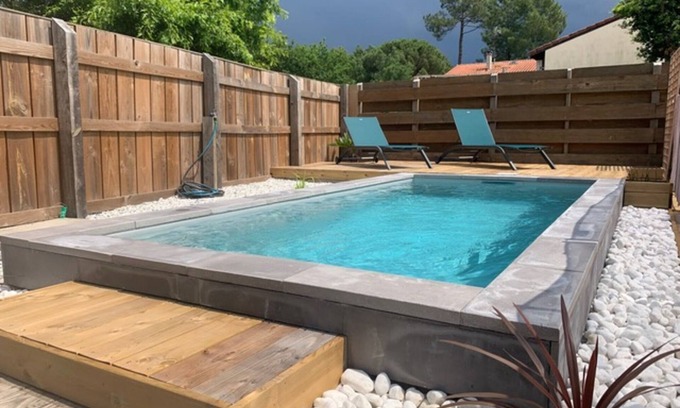 Moliets-et-Maa House | Holiday Home 'Villa Des Ponteils' with Private Pool, Wi-Fi and Air Conditioning