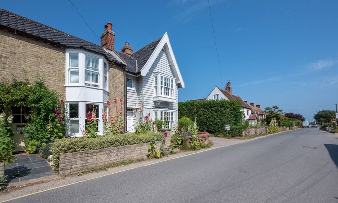 Walberswick House | Hollyhocks - Walberswick