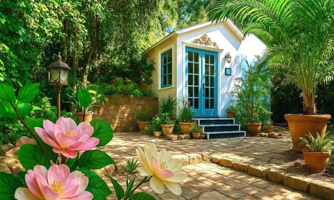 Hollywood Hills West Cottage | Hollywood Hills Guest House+Views+Outdoor Patio+Garden+Free Street Parking