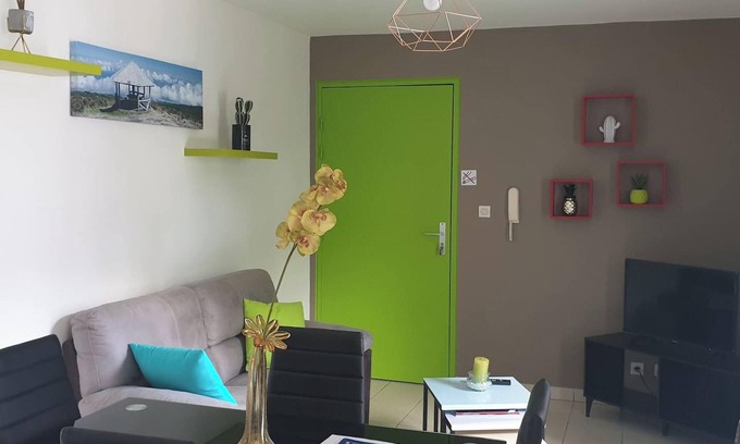 Sainte Marie Apartment | Homerez - Apartment in Sainte-Marie - 40 m² + Balcony