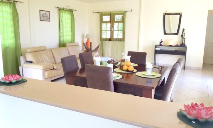 Saint-Claude House | Homerez - House 15 km away from the beach for 4 ppl. with garden at Saint-Claude