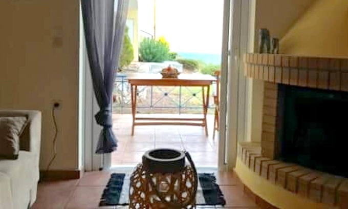 Theologos House | Homerez - House 500 m away from the beach for 4 ppl. with sea view at Theologos