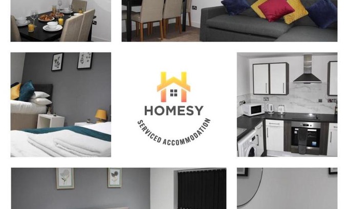 Gabalfa Apartment | Homesy SA Cardiff - Long stay offer! Modern house! 5 Guests! Business & Leisure