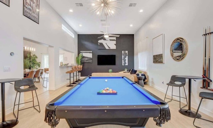 North Las Vegas House | Hot Tub & Game Room at 5BR Luxurious Vegas Home