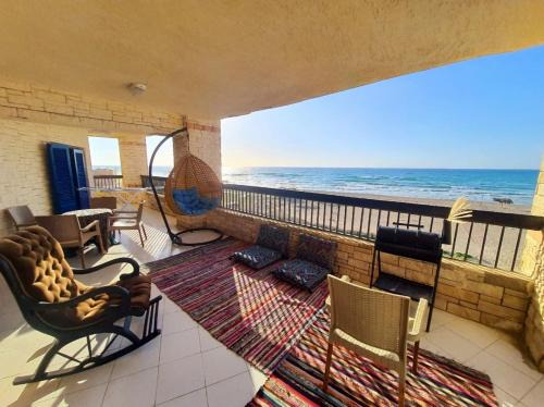 Ad-Dukhaylah Apartment | Hotel appartment sea view 3 bedrooms 3 toilets 3rd floor free wifi Bellevue village agami alexandria families are preferred available all year days