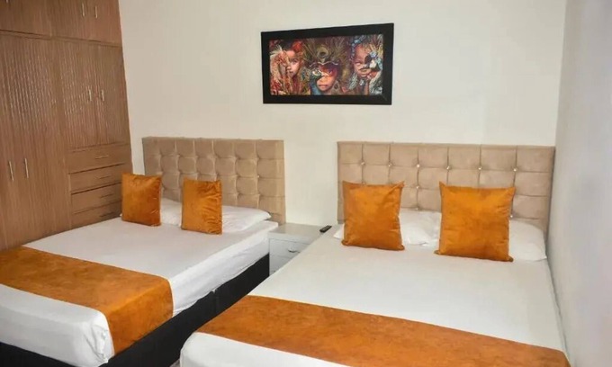 Suba Bed & Breakfast | Hotel Flamante Bulevar - Room 2 double beds with private bathroom