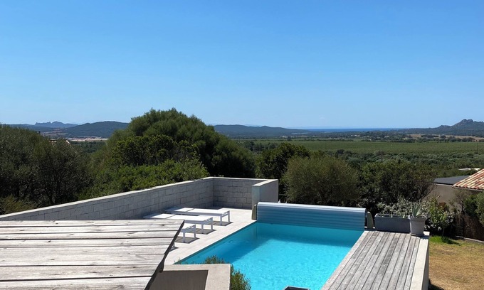 Figari House | House sea view private pool