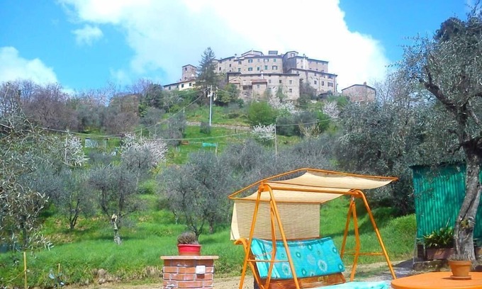 Aramo House | House with garden with olive trees
