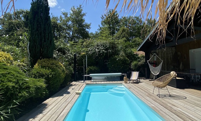 Lanton House | House with heated pool and spa on the Arcachon Basin between sea and forest