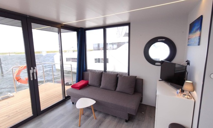Wendtorf Boat Rental | Houseboat Fjord Aquila with roof terrace in Wendtorf