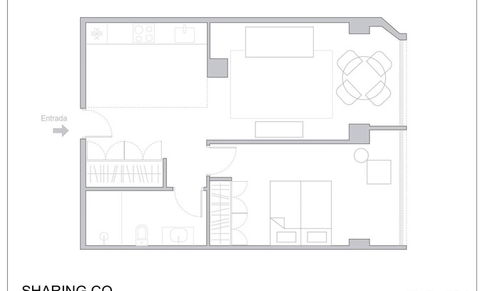 Nueva Espana Apartment | Housing Castellana X V I by Sharing Co