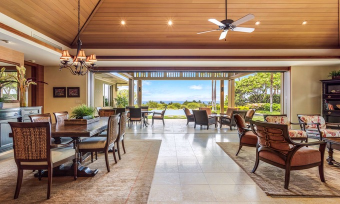 Kaupulehu House | Hualalai Hainoa Estate | private residence | pool | panoramic ocean views