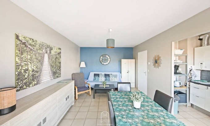 Hyeres City Centre Apartment | Hyères T2 5mn plage Almanarre CLiM/PK/WiFi