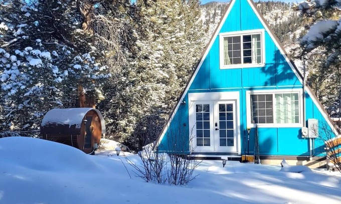 Grant Cabin | Hygge Chalet & Sauna w/Private Trail + EV Charger