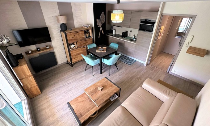 La Baule-Escoublac Apartment | Ideal cozy nest with terrasse and parking spot