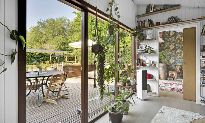 Lystrup House | Idyllic forest-fringed holiday home by the beach