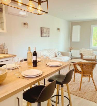 Venelles Apartment | ' Impasse d'un Instant ' 8min Aix - Clim & Parking