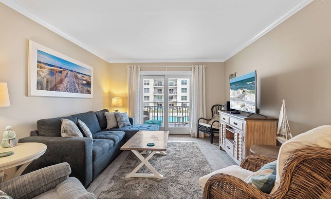 New Smyrna Beach Condo | ☀️Incredible Beach Views-Pool-Sea Coast Gardens III 209☀️
