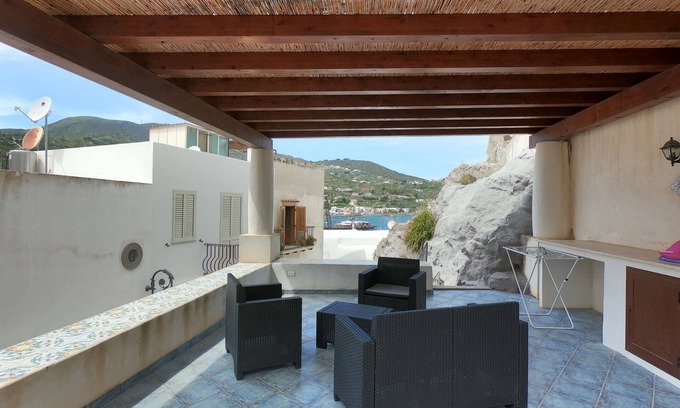Lipari Historic Centre House | Independent apartment with sea view terrace in the historic center of Lipari