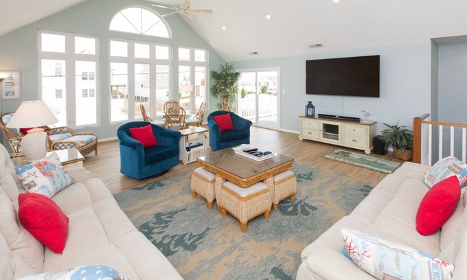 Sandbridge House | Inviting beach villa w/enclosed backyard, private pool, central AC, WiFi, patio