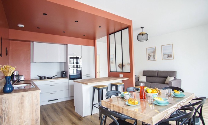 Concarneau Apartment | -IRIS- Magnifique T2 rénové avec balcon&parking