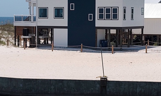 Gulf Shores House | JETTY HOUSE .A castle in the sand on West Beach in Gulf Shores, Alabama.