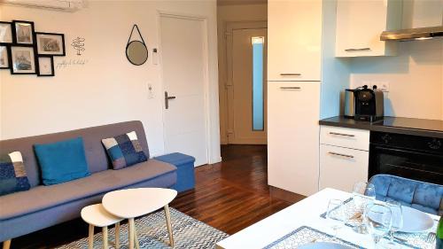 Migennes Apartment | Joli F2 plein centre coté gare-Vélo-Climatisation