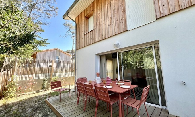 Lacanau-Ocean Villa | Jolie maison avec trois chambres dans complexe résidentiel neuf, proche de la plage SUD - 539064