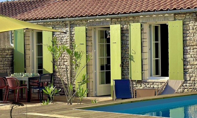 Dolus-d'Oleron Villa | ⭐️Jolie villa/pool/near plage⭐️
