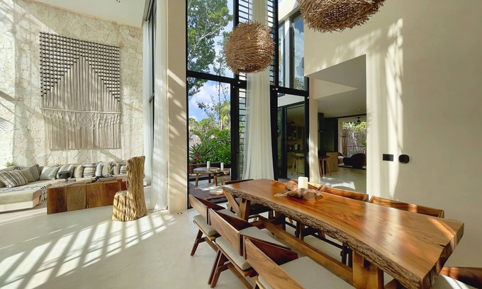 Soliman Bay House | Jungle-chic luxurious Tulum home, 5 mins to Xel-Ha