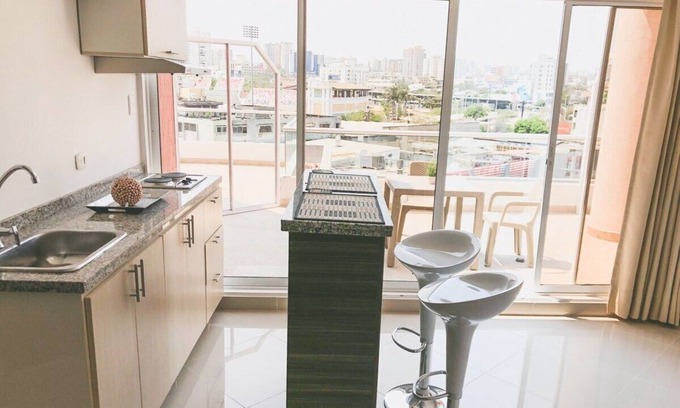 El Prado House | Junior Loft + Balcony + kitchen