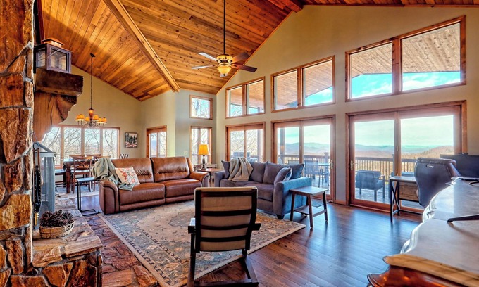 Sky Valley House | Just Listed 4bed/3.5bath Mountain View Retreat with Game Room in Sky Valley!