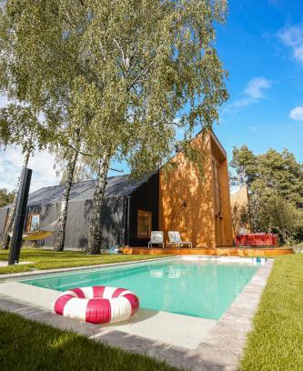 Dabrowno House | Kalbornia LAKE & POOL HOUSE by JWPM