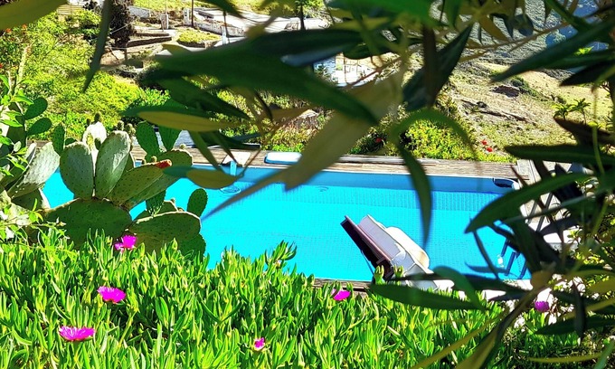 Andros Other | Kalliberry Cycladic old cave with private pool and magnificent view