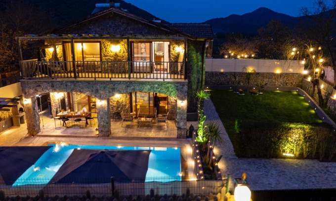 Fethiye Villa | Kayakoy Village 4 Bedroom Villa - 8975
