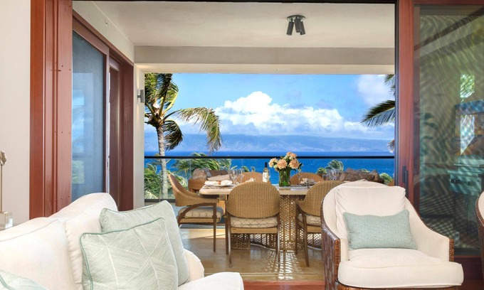 Napili Condo | KBM Resorts | FREE CAR | Hale Makai At Montage Kapalua Bay 3-Bedroom Beachfront Condo with Daily Housekeeping, Spa!