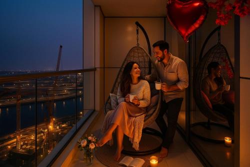 Downtown Dubai Apartment | Keyrock Living - Lakeview Escape in Business Bay
