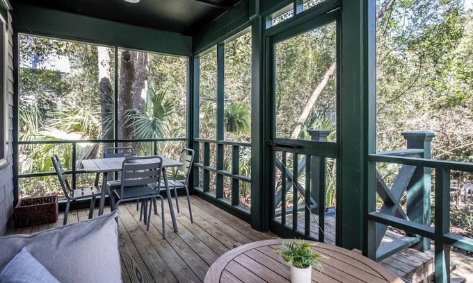 Cape Fear Station Cottage | Kick back and relax in our little slice of heaven, just moments away from East