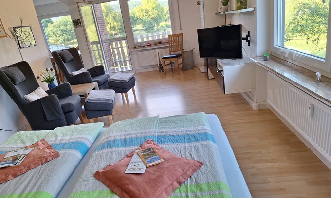 Bad Muenstereifel Condo | Kolvenbacher Ziegenhof - Apartment "Jóra" (modernized 02-2019)