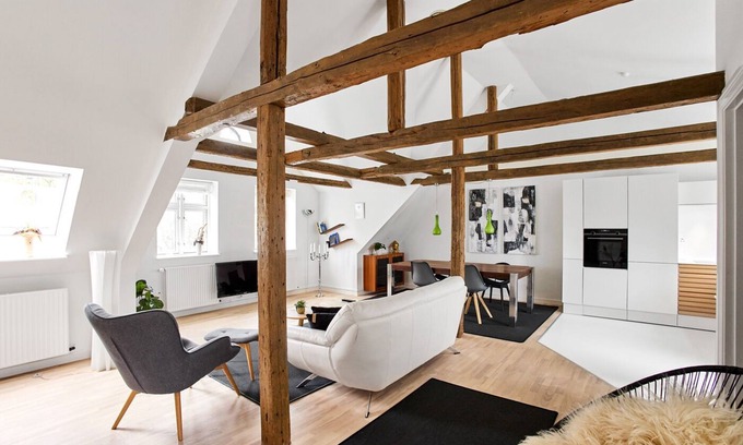 Fredericia Apartment | Lækker og Charmerende Lejlighed i Centrum - tæt ved Strand