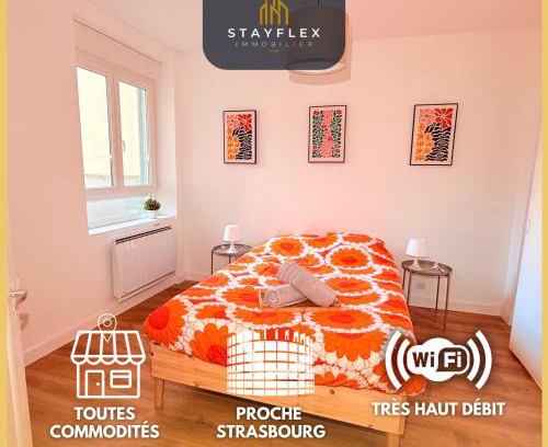 Schiltigheim Apartment | l'Escapade de Schiltigheim - Cozy & Bright