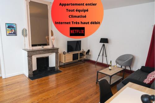 Montelimar Apartment | L'Escapade-Spacieux -Climatisation-Centre Ville