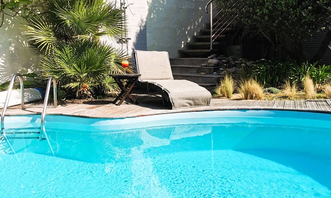 Les Sables d'Olonne House | L'Oliveraie - heated swimming pool