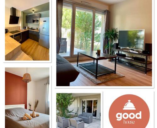 Trois Cocus - Borderouge - Croix-Daurade - Paleficat Apartment | L'Ovalie Appartement T2 CLIMATISÉ et JARDIN