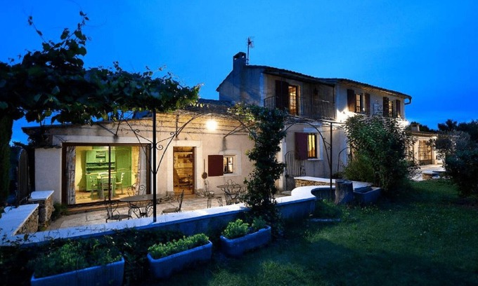 Robion House | La Bastide les Basses Royères offers seasonal rentals of a house with a swimming