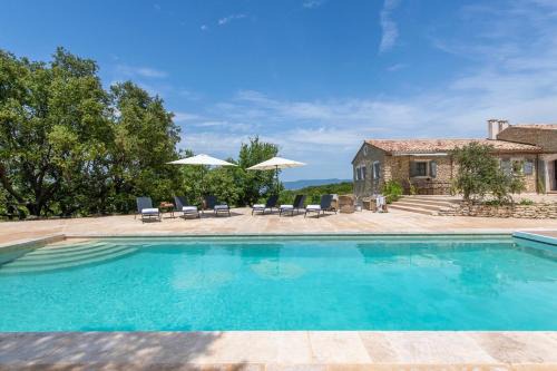 Bonnieux Villa | La Bcasse Heritage Pool Manor