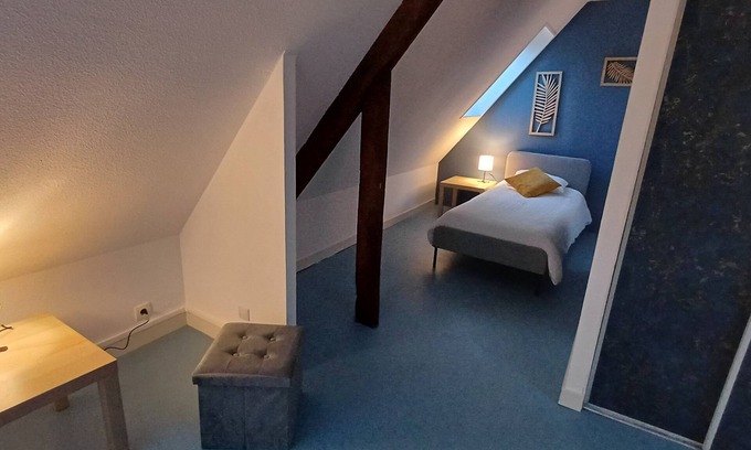 La Bouexiere House | La Bonnerie - Les Combles- 2 bedrooms under the eaves, La Bonnerie - Les Combles - 2 bedrooms under the eaves