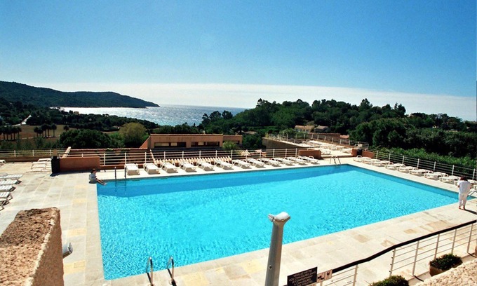 La Croix-Valmer Apartment | LA CROIX VALMER/SYLVABELLE - 2 p + terrace - Nice sea view with pool -