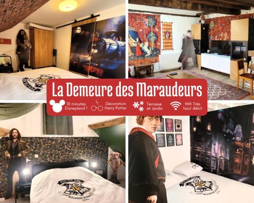Villiers-sur-Morin House | La demeure des maraudeurs -10min Disney-Jardin & BBQ